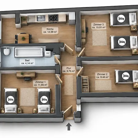 Aikey 6 1 Appartement